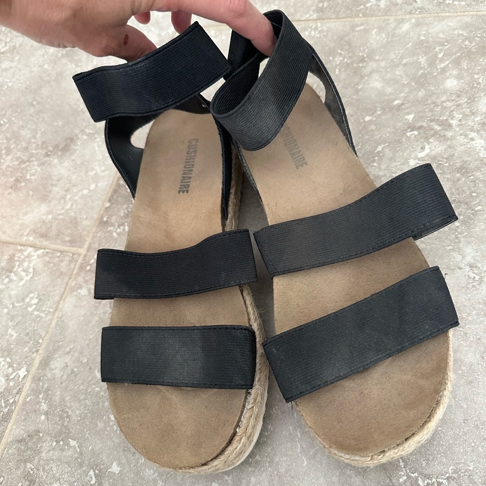 Espadrille platform sandals